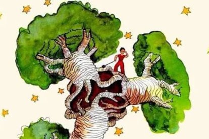 Así quedaría el planeta de El Principito si dejara crecer los baobabs