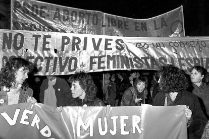 Manifestación años 80