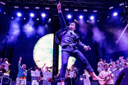 Un momento del concierto de Hakuna en Rivas-Vaciamadrid el 6 de septiembre de 2025