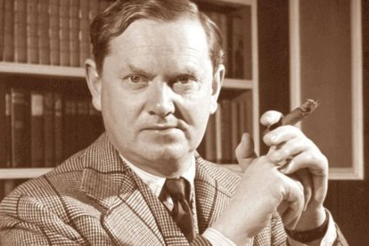 Evelyn Waugh (1903-1966), autor de numerosas novelas de crítica social y cultural profunda y en ocasiones desternillante.