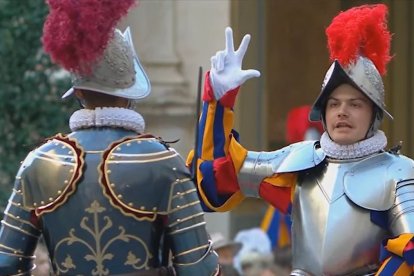 Juramento de un guardia suizo.