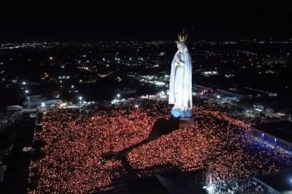 El nuevo y gran monumento dedicado a la Virgen de Fátima en Brasil.