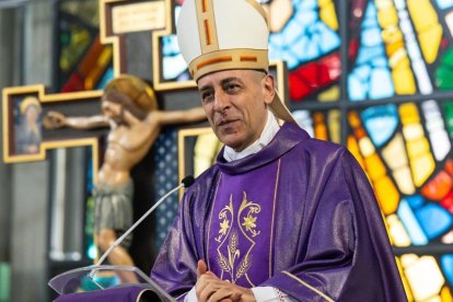 El Cardenal Prefecto del Dicasterio para la Doctrina de la Fe, Víctor Manuel Fernández, firmante del documento Mater Populi Fidelis.