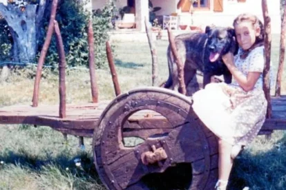 Una escena veraniega de Alexia en Vall-Llobrega (Gerona)