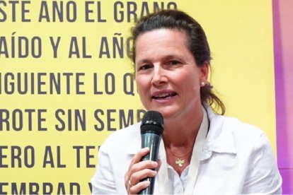 María González Dyne en el encuentro Transforma de evangelización en 2024; desde 2026 será Secretaria General de Cáritas Española