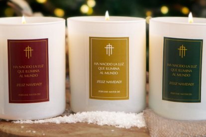 Velas de Navidad personalizadas. DECRUX