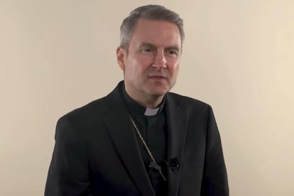 El nuevo arzobispo de Nueva York, Ronald Hicks, durante una alocución a los fieles de Joliet (Illinois), su actual diócesis.