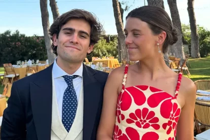 Manuela Ochoa Gómez-Acebo y su prometido, Pedro Cadahía, fallecido de forma repentina el pasado 12 de diciembre.