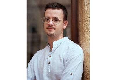Luis Meseguer Mira, compositor de música sacra formado en St. Andrews y fundador de "Transfiguración" (Foto: Santi G. Barrios)