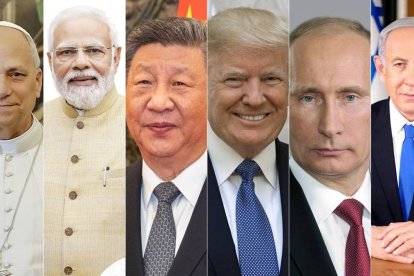 De mejor a peor valoración, según Gallup: León XIV, Narendra Modi, Xi Jinping, Donald Trump, Vladimir Putin y Benjamín Netanyahu.