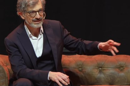 Fabrice Hadjadj en el evento El Despertar en enero de 2026 en Madrid