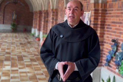 Fray Francisco Javier Jiménez es el prior agustino de Monteagudo y habla de San Ezequiel Moreno