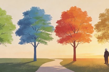 Un camino, cuatro estaciones: la vejez como tiempo de contemplación serena ante el horizonte último de la vida.