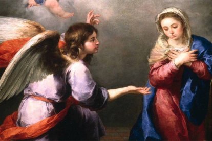 El ángel Gabriel ante María