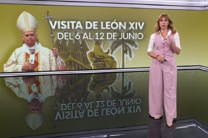 La visita del Papa León XIV, 15 años después de la de Benedicto XVI, es recogida por el Telediario de RTVE