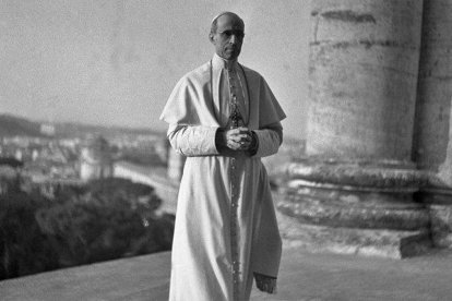 Pío XII, un Papa cuya labor en la Segunda Guerra Mundial fue reconocida a su finalización y fue enturbiada años después sin fundamentos reales.
