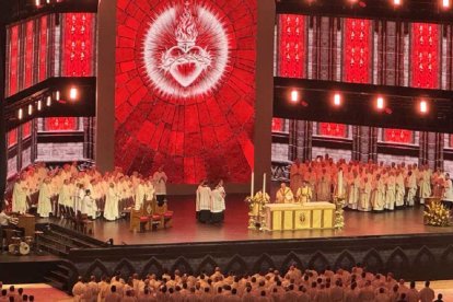 El símbolo del Sagrado Corazón estuvo muy presente en el Congreso Nacional Eucarístico de EEUU en 2025