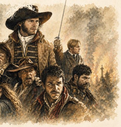 Una acuarela del cartel de la película de la Vendée