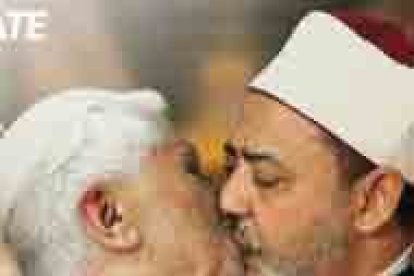 Cartel publicitario de Benetton (Unhate)