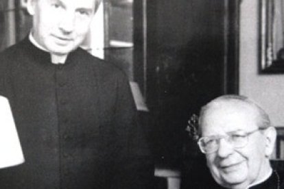 Don Álvaro del Portillo y Don Javier Echevarría