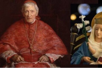 El cardenal Newman y la Virgen de Walsingham, muy venerada en Inglaterra
