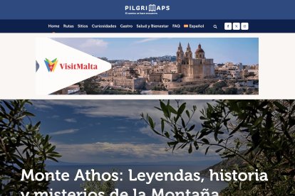 Este es el aspecto que muestra la web PilgriMaps.