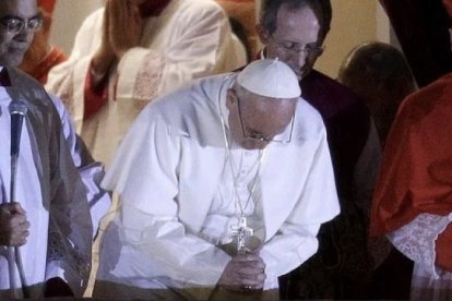 Francisco realizó un gesto que impactó a muchos.