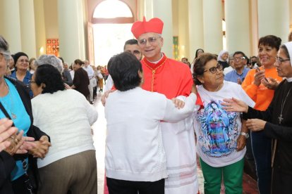 En 2023, Robert Prevost volvió a Perú y, ya cardenal, saludó a sus antiguos diocesanos de Chiclayo