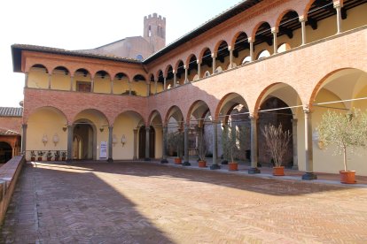 Casa natal de Santa Catalina en Siena (Italia).