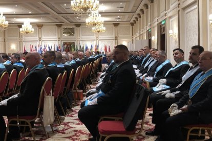 Encuentro internacional de masones en Bulgaria en 2025 en un hotel