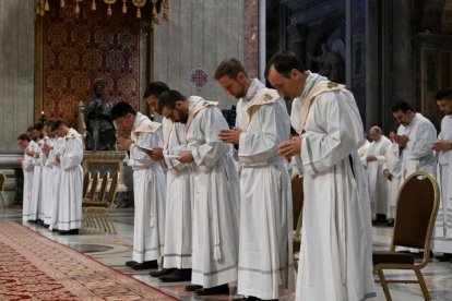 Los sacerdotes ordenados este 31 de mayo por León XIV.