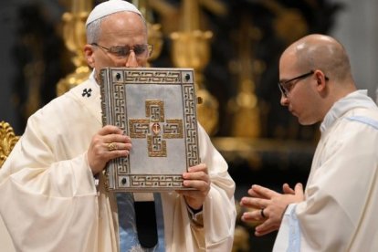 El Papa León XIV en la misa del Jubileo de la Santa Sede, el Lunes de Pentecostés