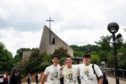 Jóvenes en la Universidad Católica de Steubenville, en Ohio, EEUU