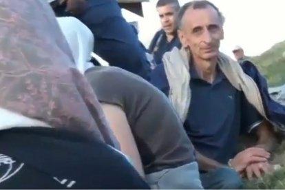 Michelino Marcovecchio, tras uno de sus éxtasis.
