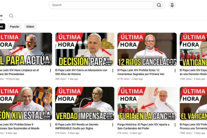 El canal Secretos del Papa.