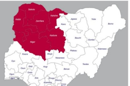 Zona semiárida donde actúan los bandidos, cuya motivación es básicamente criminal, ganar dinero con secuestros y robos