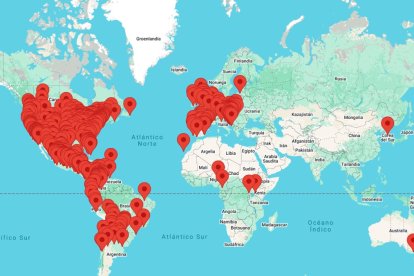 Lugares donde se celebró la última campaña de oración y ayuno de 40 Días por la Vida, entre el 24 de septiembre y el 2 de noviembre.