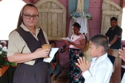 Deisy Esther Delgado es religiosa de las Franciscanas de María Inmaculada destinada en Panamá.