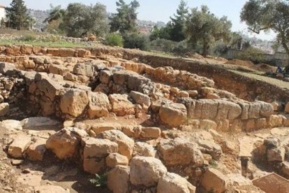 El lugar del nuevo hallazgo, en Ramala.