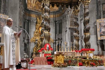 El Papa recordó el lugar de la Santísima Virgen en el designio de Dios para la humanidad, que pasaba por su 