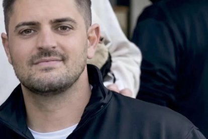 José María Martín, hermano y costalero del Santo Entierro en Gibraleón, devoto de la Virgen de los Dolores