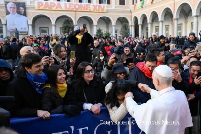 El Papa visitó la parroquia que León XIII pidió a San Juan Bosco que levantara junto a Termini