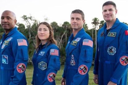 Christina Koch, Wiseman, Glover, Hansen, los astronautas de Artemis II, los seres humanos que más se habrán alejado de la Tierra