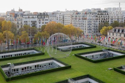 Edificio de la UNESCO en París, que visitará León XIV en septiembre de 2026