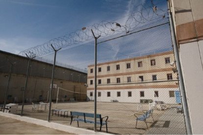 Uno de los patios de la cárcel de Brians 1, que tiene unos 1.100 internos