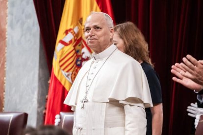 Esta mañana en el Congreso de los Diputados.