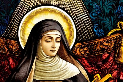Santa Mónica, la madre de san Agustín, obispo de Hipona y autor de Las Confesiones