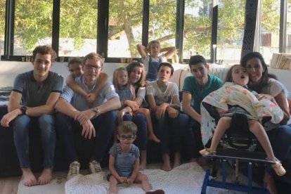 La familia de Marie-Garance Noël al completo