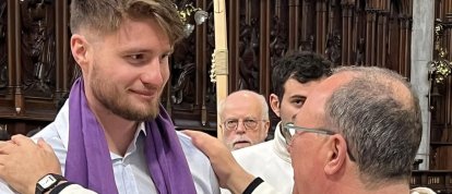 Ritos de elección de catecúmenos en la Cuaresma de 2025 en la catedral de Lieja, Bélgica