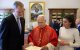 Sus Majestades los Reyes conversan con Su Santidad el Papa León XIV.